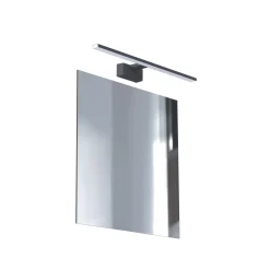 Spiegelleuchte LED Chrom IP44 3000 K 600 lm Aluminium