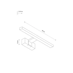 Spiegelleuchte LED Chrom IP44 3000 K 600 lm Aluminium