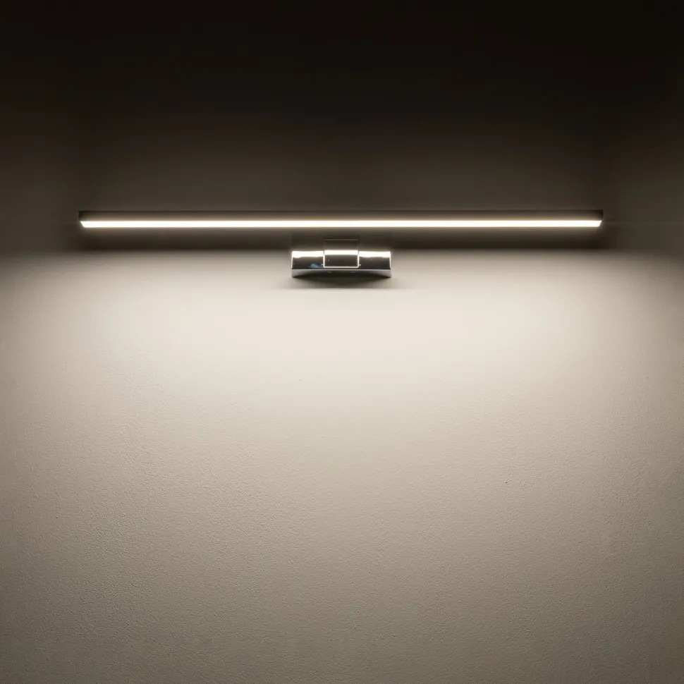 Spiegelleuchte LED Chrom IP44 3000 K 900 lm Aluminium