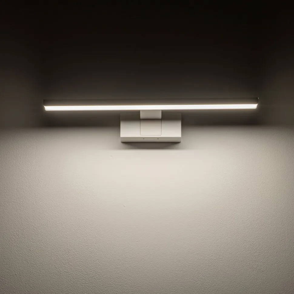 Spiegelleuchte LED Weiß IP44 3000 K 600 lm warmweiß
