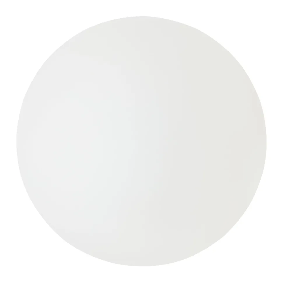 Spiegelleuchte Metall Glas Ø 20 cm in Gold Weiß E14