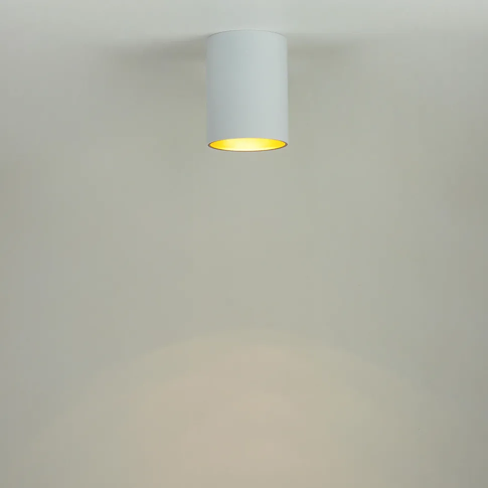 Spot EYE Weiß Gold Treppe Flur Decke Lampe