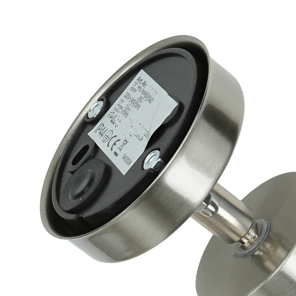 Spot Lampe außen Edelstahl IP44 GU10 Haus Wand COLLINS