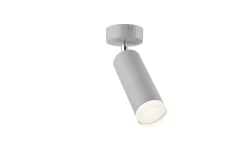 Spot Lampe Beleuchtung Silber Aluminium rund