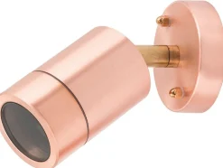 Spot Lampe in Kupfer rostfrei IP54 Fassade Haus