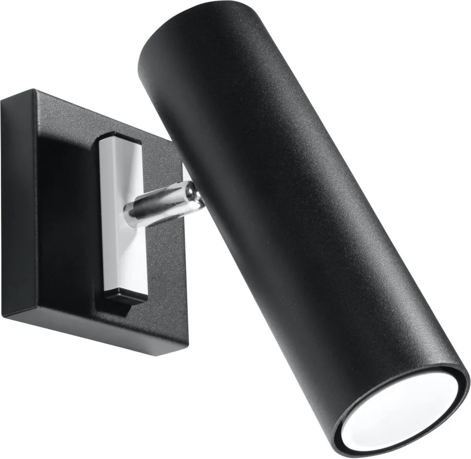Spot Lampe Schwarz Metall praktisch GU10 verstellbar