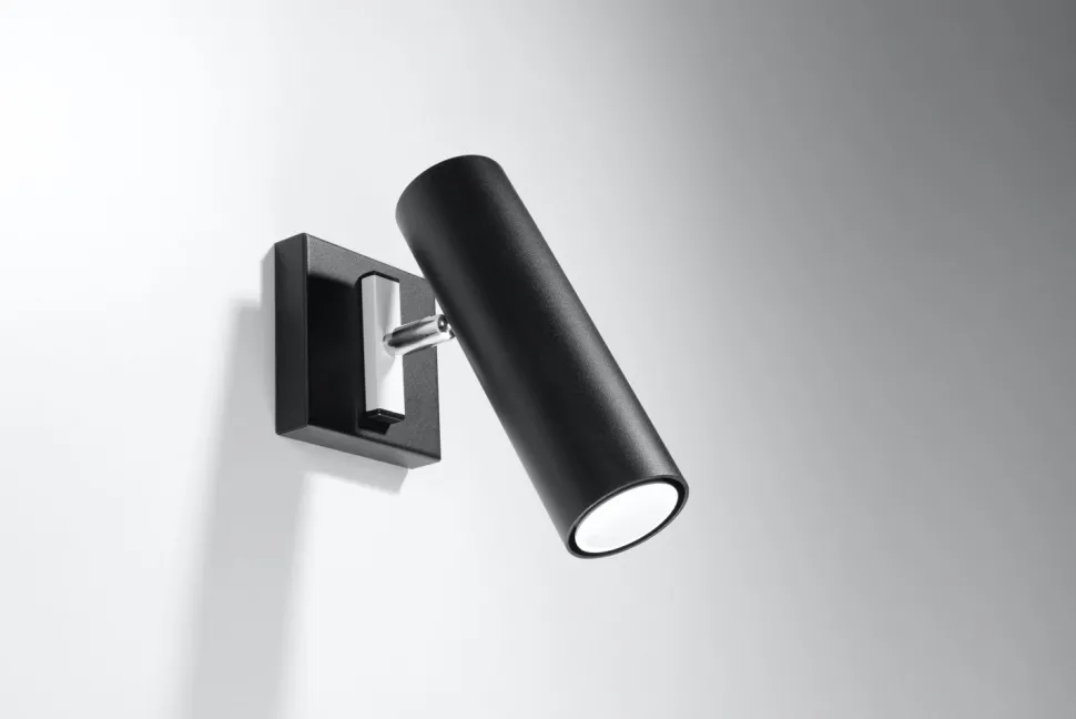 Spot Lampe Schwarz Metall praktisch GU10 verstellbar
