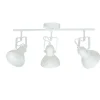 Spot Leuchte Weiß Metall 3x E14 Retro praktisch
