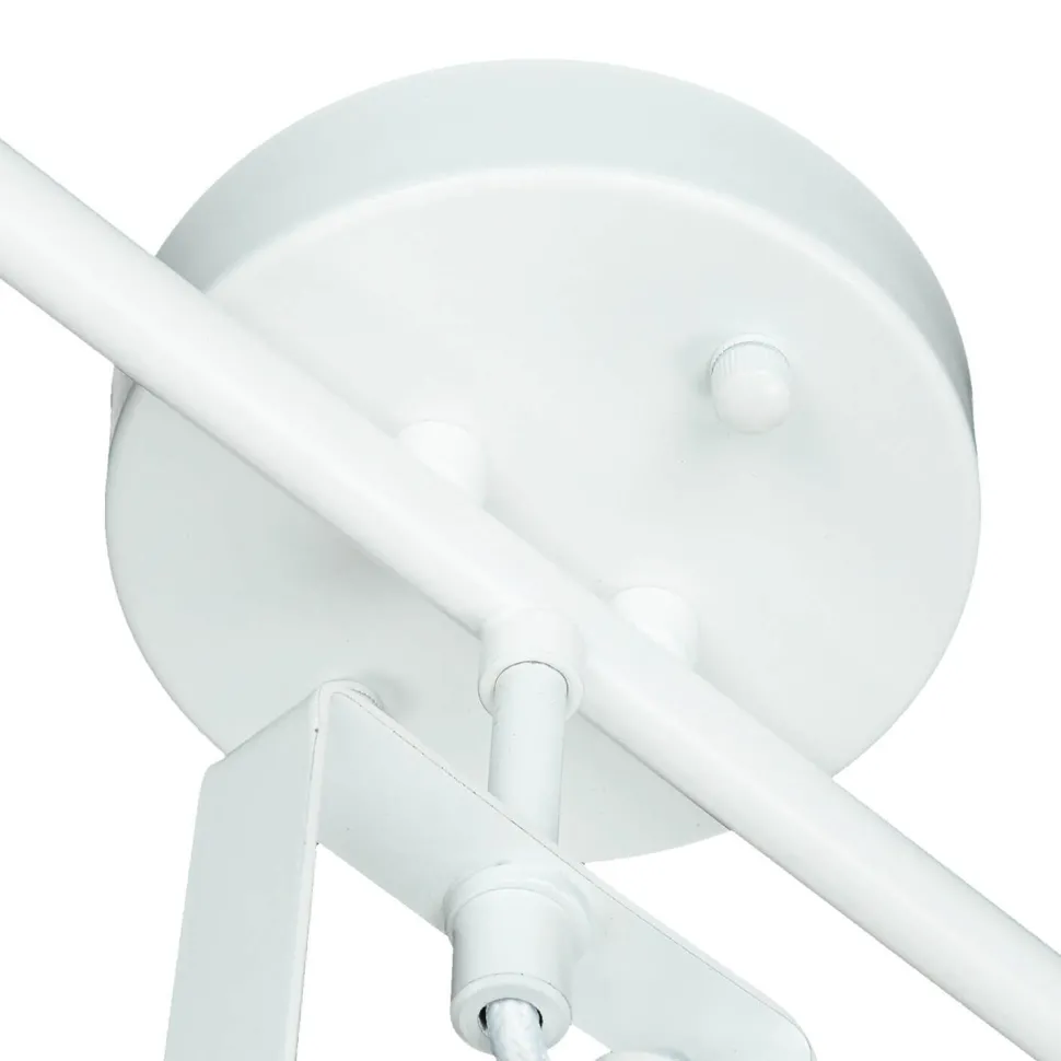 Spot Leuchte Weiß Metall 3x E14 Retro praktisch