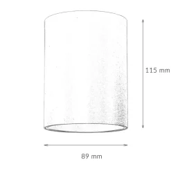 Spot Schwarz Treppenhaus Flur Lampe EYE