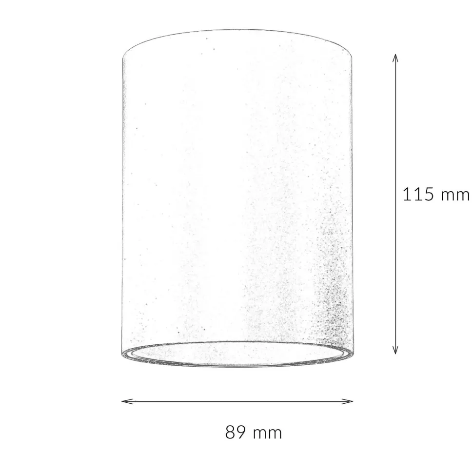 Spot Schwarz Treppenhaus Flur Lampe EYE