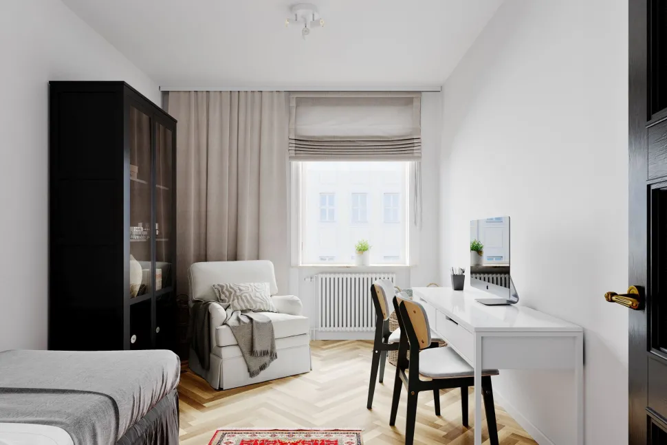 Spot Strahler Metall B: 20 cm klein Weiß 3-flammig GU10