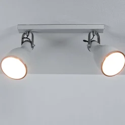 Spotstrahler BJORN GREY in Grau 2-flmg