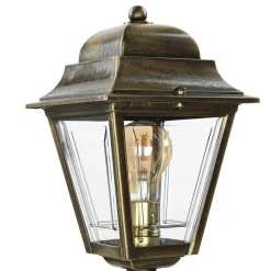 Standleuchte Messing H:74cm außen Antik Garten