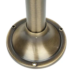 Standleuchte Messing H:74cm außen Antik Garten