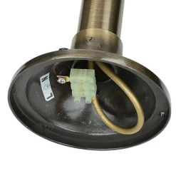 Standleuchte Messing H:74cm außen Antik Garten