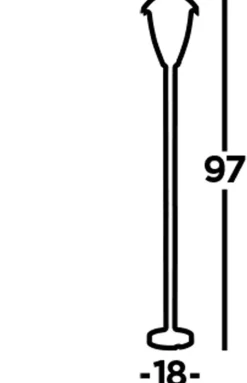 Stehlampe außen IP44 Anthrazit E27 97 cm Aluminium