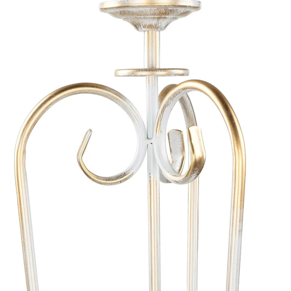 Stehlampe GANARA 158cm Barock Muster Shabby Gold