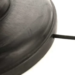 Stehlampe Holz Leinen Schwarz Grün 153 cm E27 blendarm