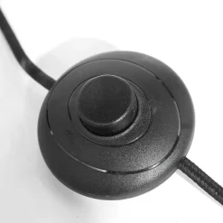 Stehlampe Holz Leinen Schwarz Grün 153 cm E27 blendarm