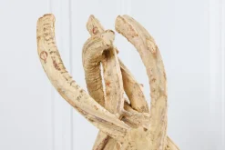 Stehlampe Holz Schwarz Natur 151 cm LED GU10 inklusive