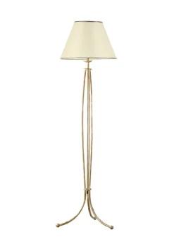 Stehlampe in Shabby Gold 163cm BERTHA Leuchte E27