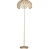 Stehlampe Metall 160 cm in Gold matt E27 Modern Design
