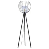 Stehlampe Modern 179 cm hoch Metall Glas Dreibein