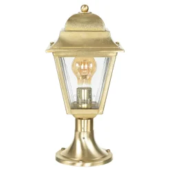 Stehlampe PAXI Messing H:39cm Rustikal Garten Weg