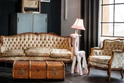 Stehlampe Rosa Weiß Einhorn 120 cm Schlafzimmer Kinder