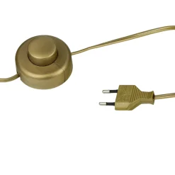 Stehlampe TRIVIA Bronze hell Weiß Echt-Messing Glas