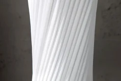 Stehleuchte 180cm Retro Esszimmer Lampe Weiß