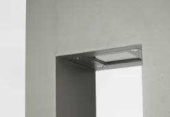 Stehleuchte IP65 Aluminium Glas Grau 90 cm GU10 Außen