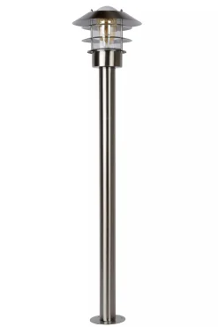 Stehleuchte Outdoor Glas Aluminium IP44 E27 100 cm