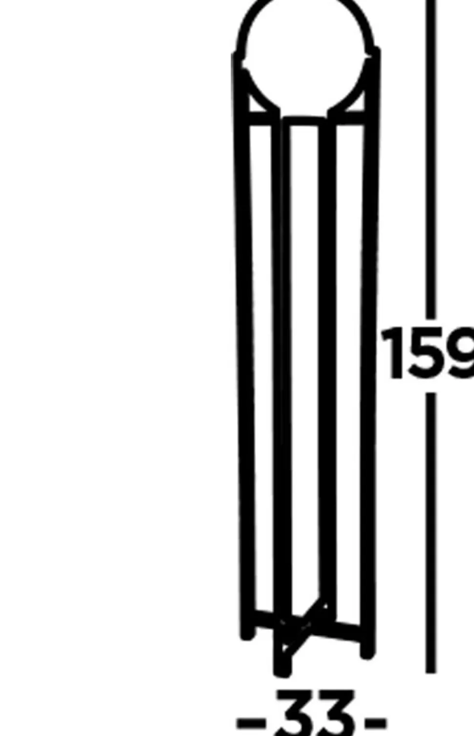 Stehleuchte Schwarz Rauchgrau E27 159 cm Glas Metall