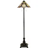 Stehleuchte Tiffany Stil Bronze 158cm Bodenlampe