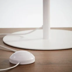 Stehleuchte Weiß Braun 159 cm Jute Stoff Metall Boho