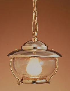 Stilvolle Hängelampe MESSINA Messing Glas Ø22cm