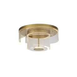 Stilvolle LED Deckenlampe Metall Ø40 cm in Gold 1046 lm