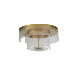 Stilvolle LED Deckenlampe Metall Ø40 cm in Gold 1046 lm