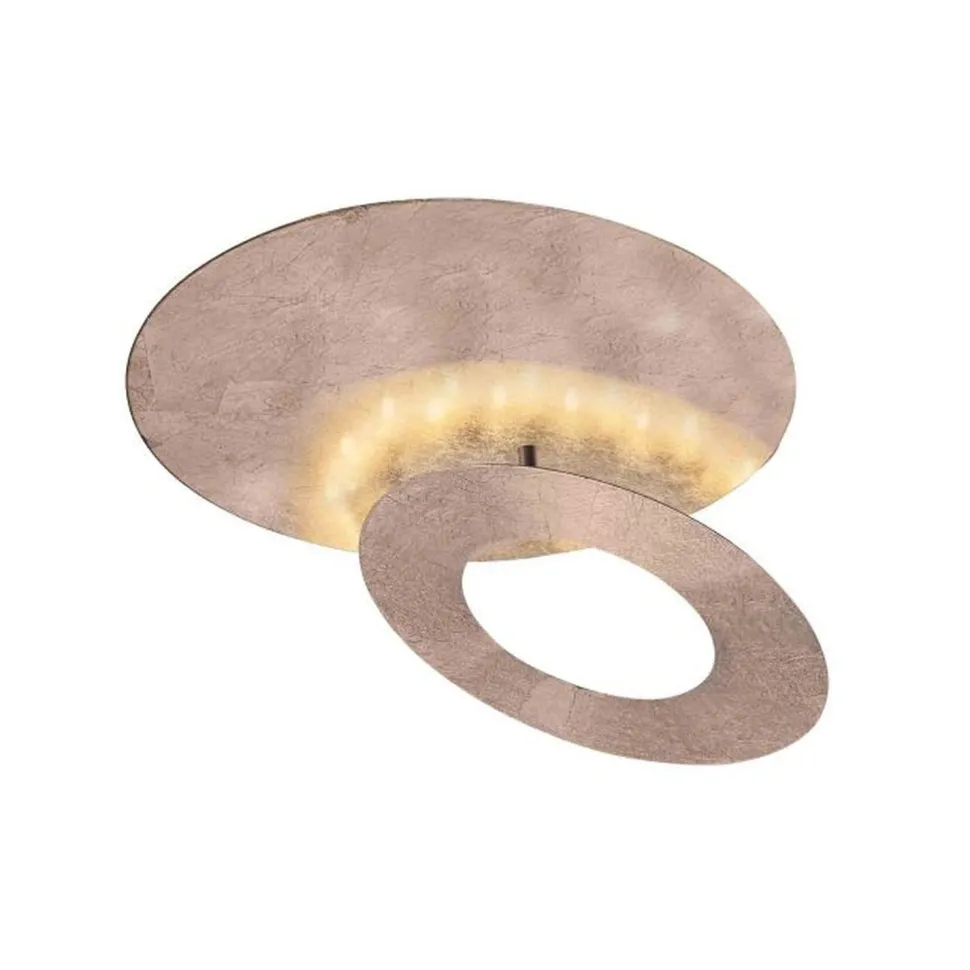 Stilvolle LED Deckenleuchte schwenkbar 6 W in Blattgold