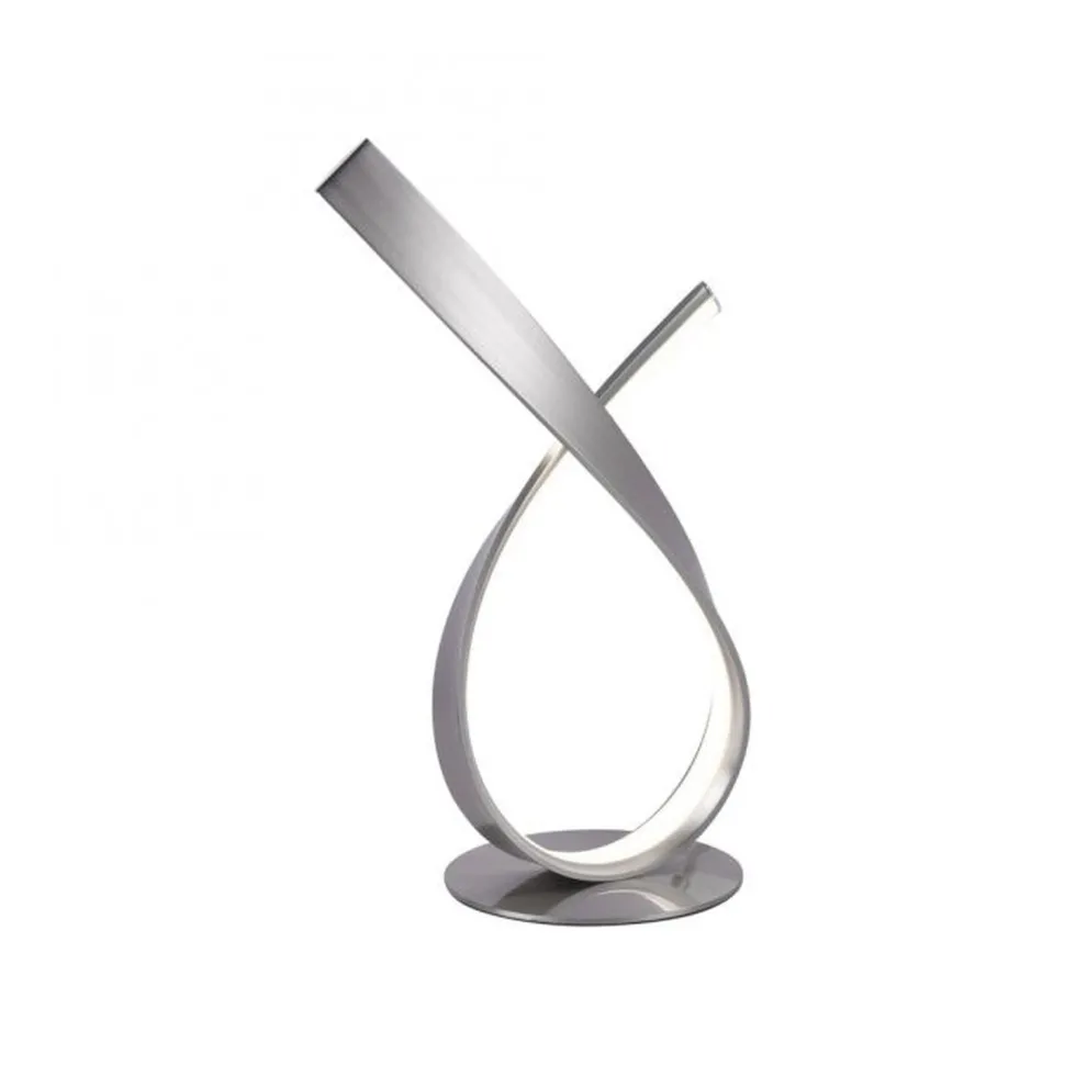 Stilvolle LED Tischlampe in Stahl 3000 K 11 W dimmbar