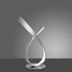 Stilvolle LED Tischlampe in Stahl 3000 K 11 W dimmbar