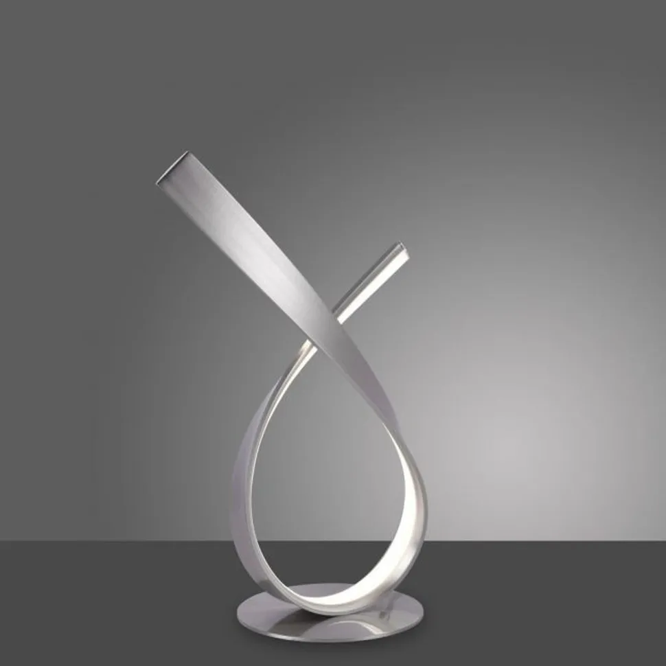 Stilvolle LED Tischlampe in Stahl 3000 K 11 W dimmbar