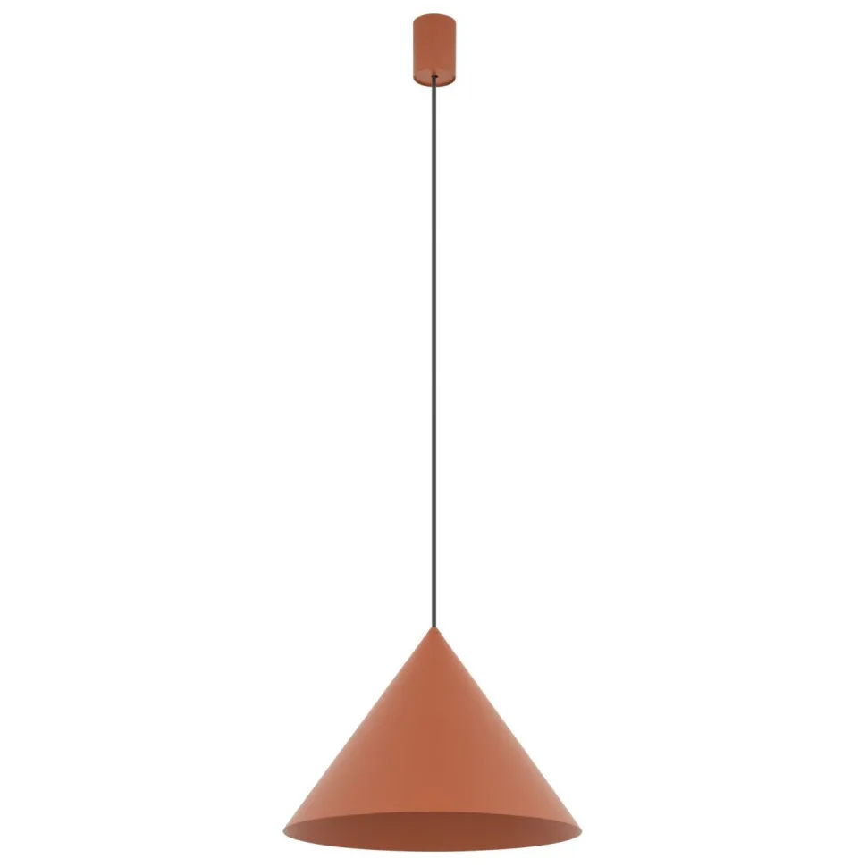 Stilvolle Pendelleuchte Metall GU10 Ø35 cm Terrakotta