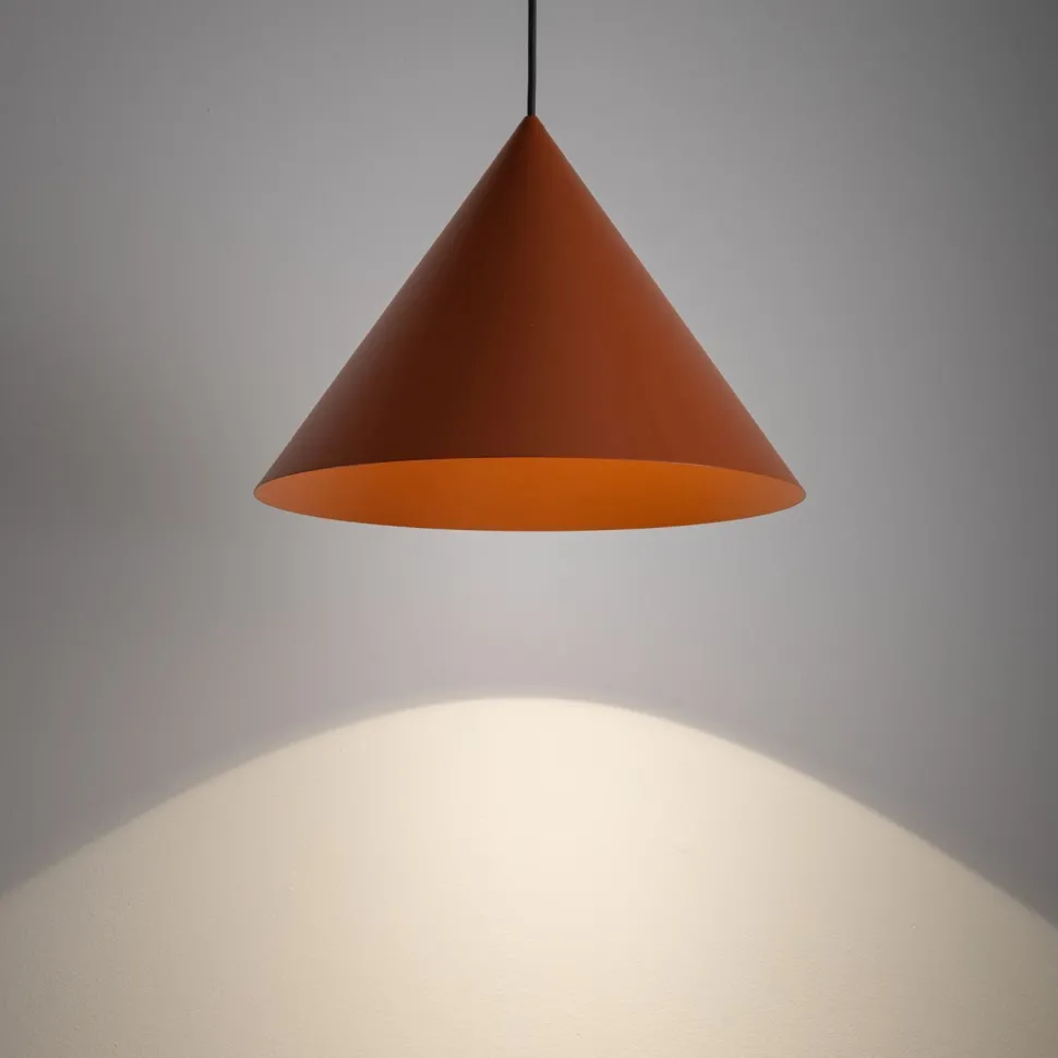 Stilvolle Pendelleuchte Metall GU10 Ø35 cm Terrakotta