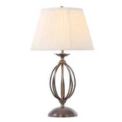 Stilvolle Tischlampe CANDELA 1 Klassisch 54cm hoch