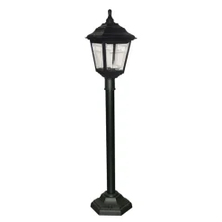 Stilvolle Vintage Lampe Garten Schwarz 116cm LANCE