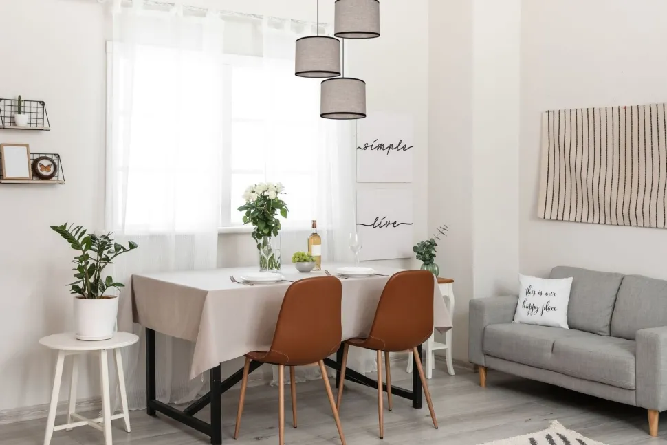 Stoff Hängelampe blendarm Schwarz Beige E27 Ø45 cm rund