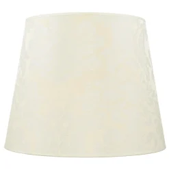 Stoff Lampenschirm Creme Weiß Stehlampe groß E27